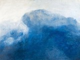 Plongée dans le bleu
1999
peinture à l'eau et plâtre
97 x 130 cm
