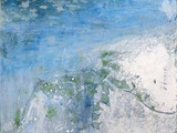 Transparence d’un fleuve
2011
peinture à l’eau et à l’huile, pastel, crayon et plâtre et plâtre
60 x 73 cm