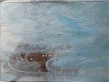 l’eau
2004
peinture à l’eau,pastel
et plâtre sur papier japonais
74 x 54 cm