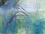 庭1 - モネ
2015
石膏に水性、油性、墨、パステル
73 x 100 cm