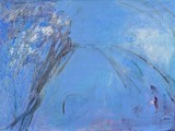 jardin 2 - Passage de Kyniyoshi
2015
peinture à l'eau et à l'huile, pastel, encre de Chine et plâtre
73 x 100 cm