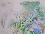 Jardin de genêt
2020
peinture à l’eau et à l’huile, pastel, crayon et plâtre
81 x 100 cm