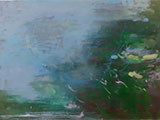Forêt nénuphar
2022
peinture à l'eau et à l'huile et plâtre 
54 x 73 cm